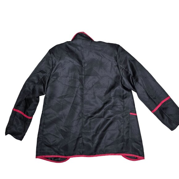 Umbrella academy Black Red Blazer Embroidered Crest Medium halloween costume - Picture 2 of 4